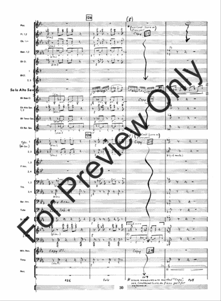 Fantasia For Alto Saxophone Concert Band by Claude T. Smith