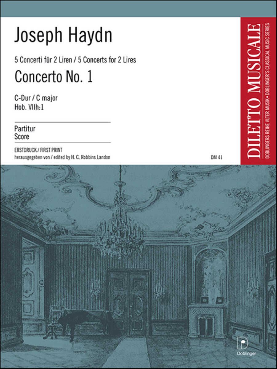 Concerto Nr. 1 C-Dur Hob. VIIh:1 Flute scores gallery preview page 1