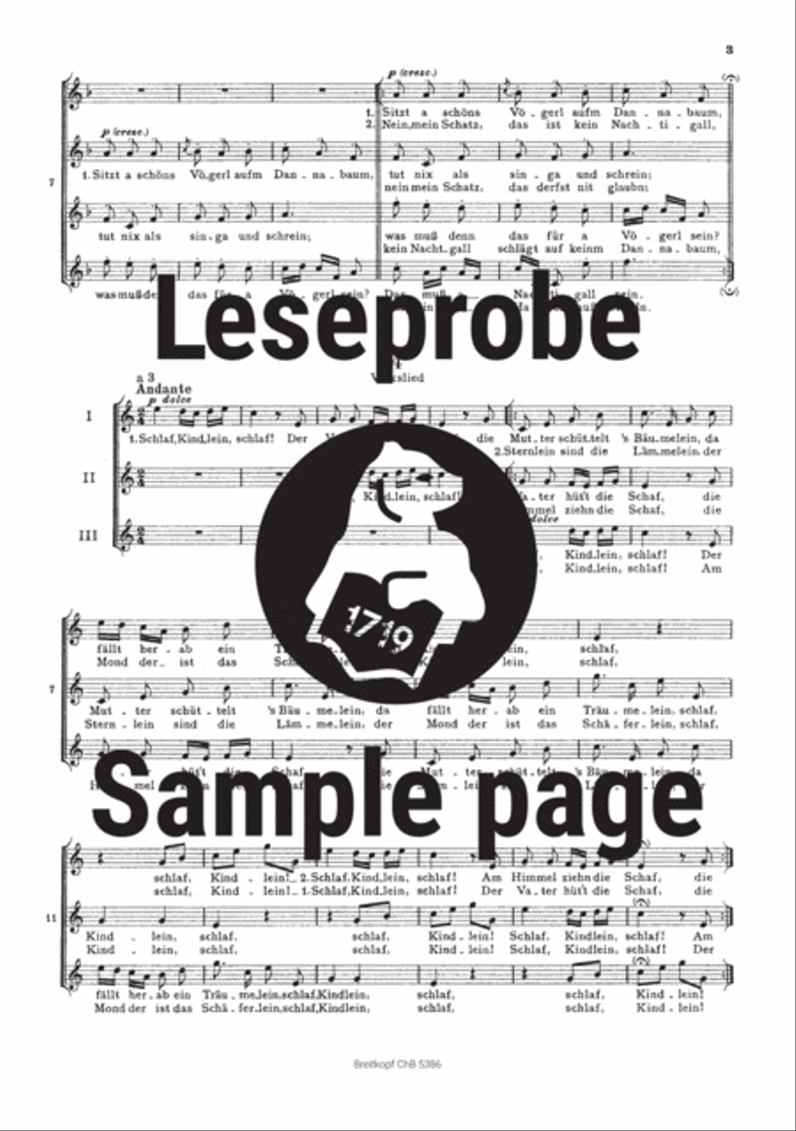 13 Canons Op. 113 A Cappella scores gallery preview page 4