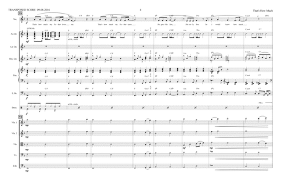 That's How Much (My Father Loves Me) Full Orchestration Score image number null