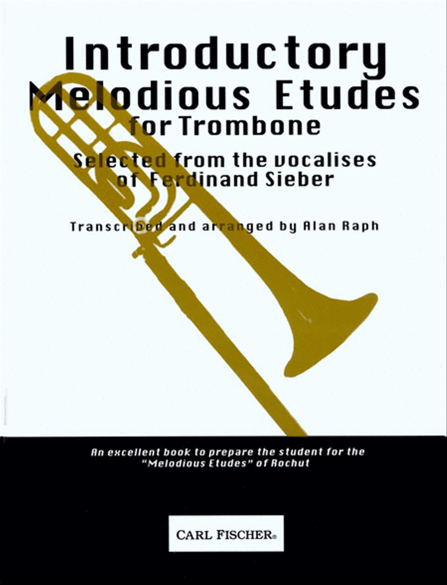 Introductory Melodious Etudes For Trombone Trombone scores gallery preview page 1