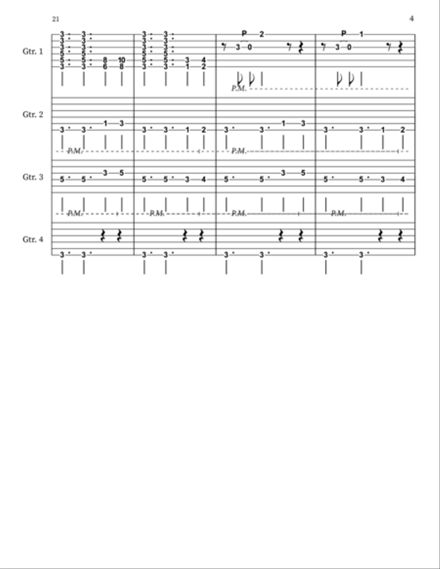 Mission: Impossible Theme (mission Accomplished) Acoustic Guitar scores gallery preview page 4