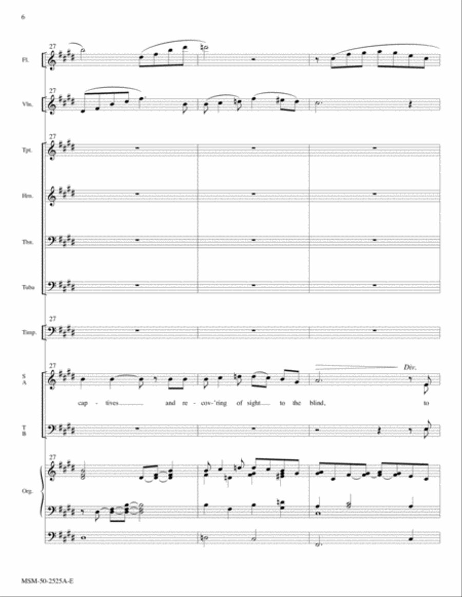 The Spirit of the Lord Choir scores gallery preview page 6