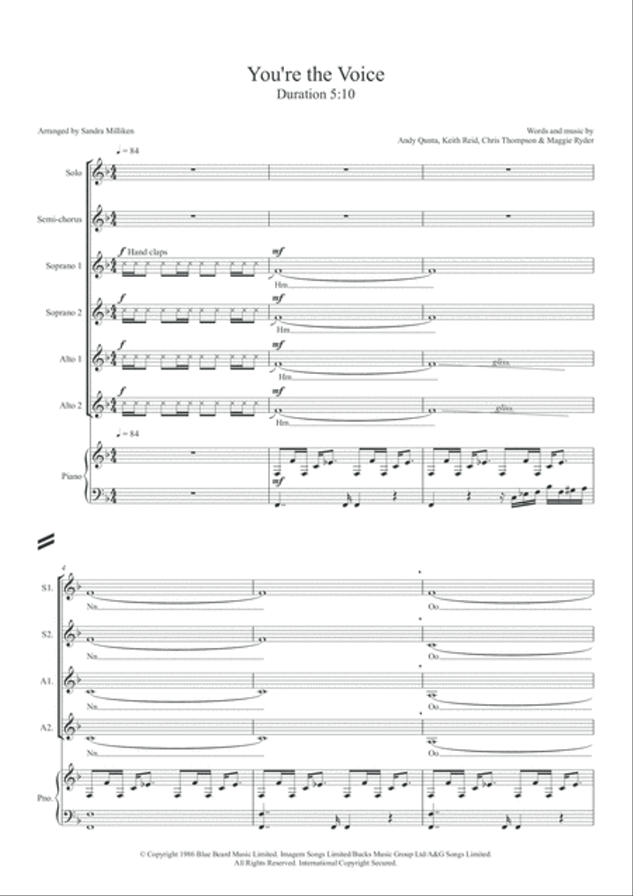 You're The Voice SSAA scores gallery preview page 2