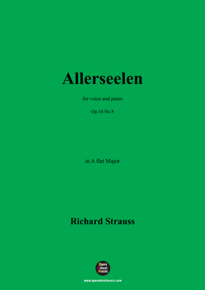 Richard Strauss-Allerseelen, in A flat Major