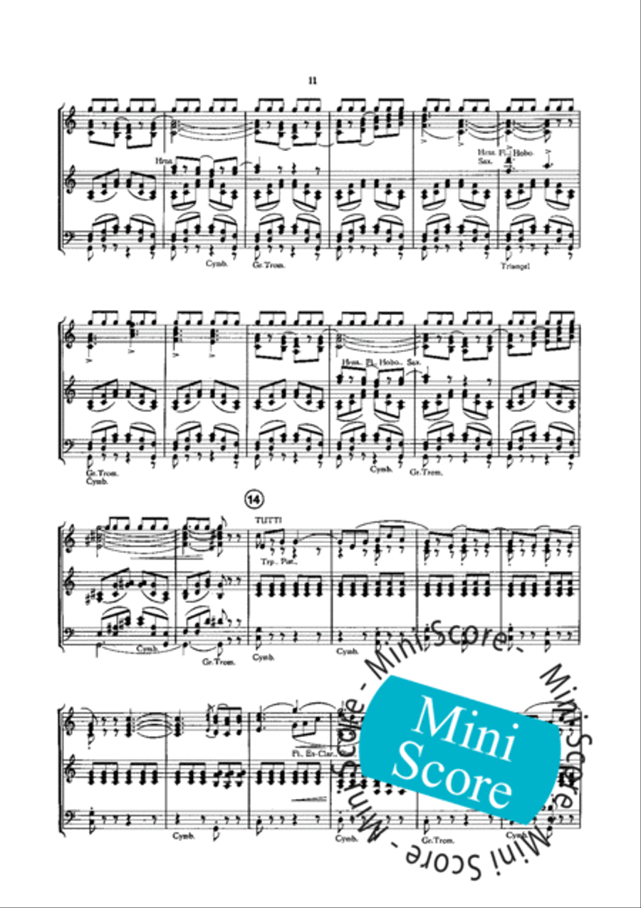 London Suite Concert Band scores gallery preview page 15
