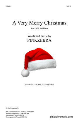 Book cover for A Very Merry Christmas SATB