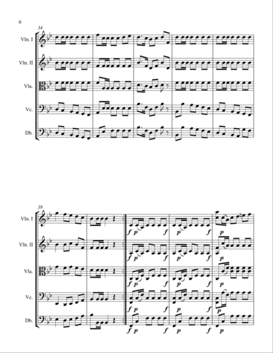Bolero String Orchestra scores gallery preview page 6