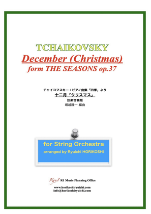 Book cover for Tchaikovsky: The Seasons Op37 No.12 December (Christmas)