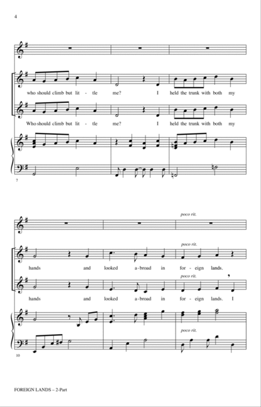 Foreign Lands Foreign Lands 2-Part scores gallery preview page 2