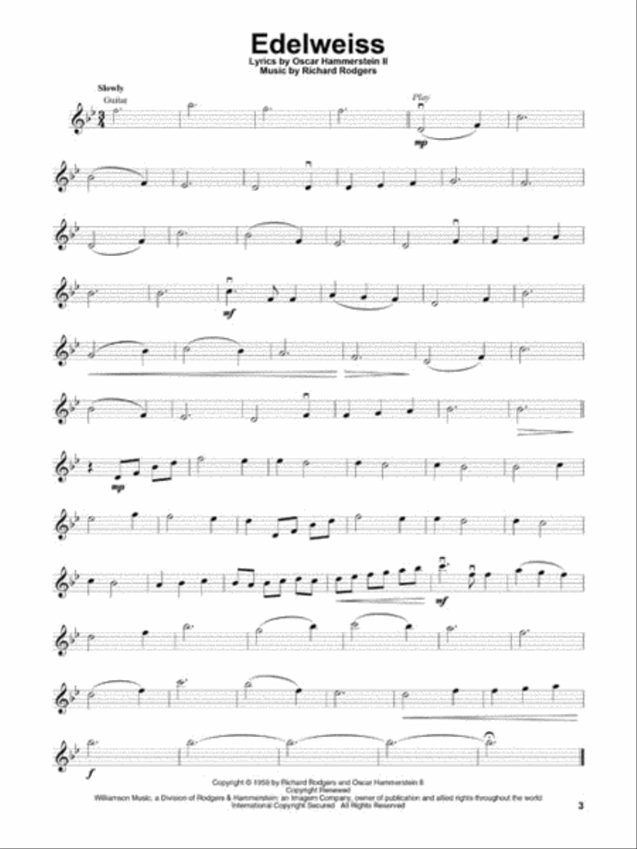 The Sound of Music Violin Solo scores gallery preview page 3