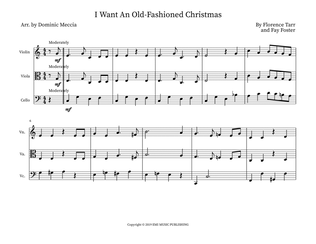 I Want An Old-fashioned Christmas