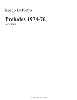Preludes 1974-76 for Piano