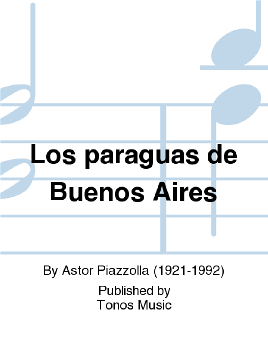 Los paraguas de Buenos Aires Voice Solo scores gallery preview page 1