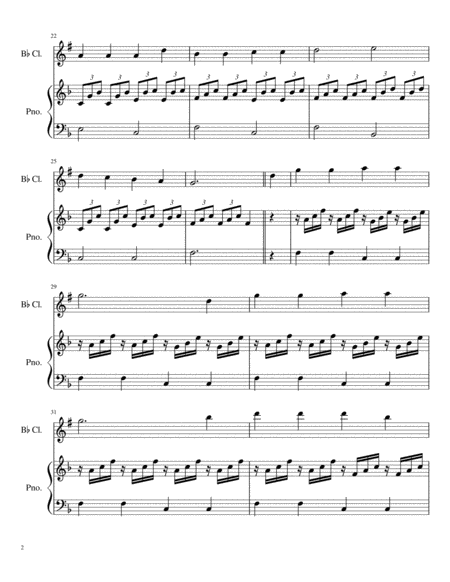 Opus 117a, "In Holland staat een Huis", Thema met Variaties voor Clarinet & Piano (Partituur & Parti image number null