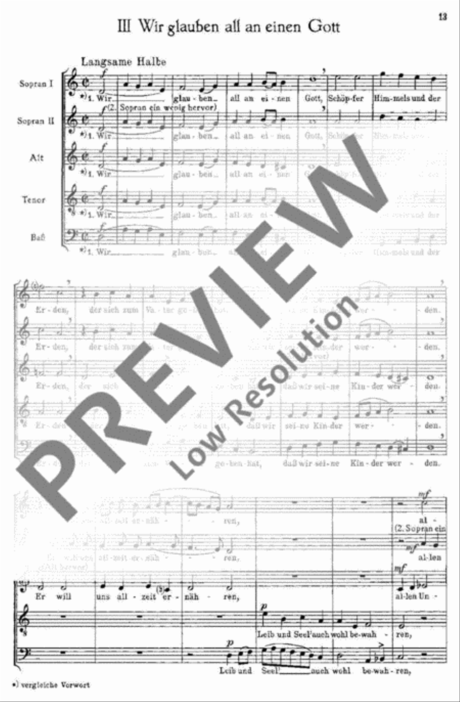Eine deutsche Liedmesse SSATB scores gallery preview page 14