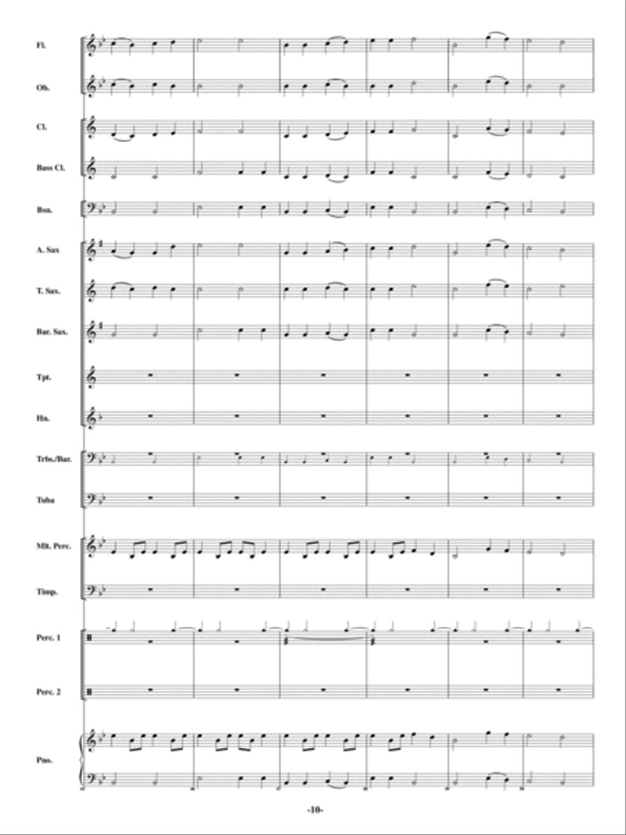 Colors of Christmas Concert Band scores gallery preview page 9