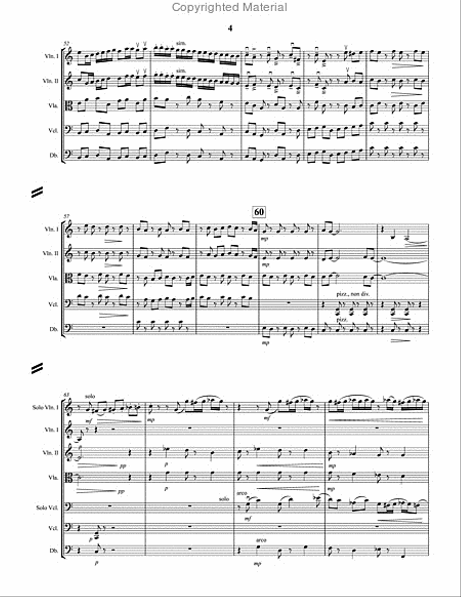 Tango Concertante String Orchestra scores gallery preview page 5