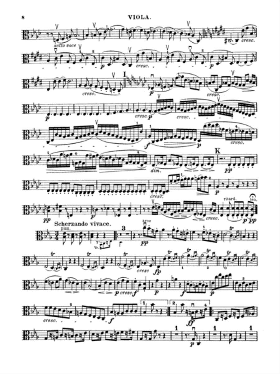 Beethoven: String Quartet, Op. 127 No. 12 String Quartet scores gallery preview page 6