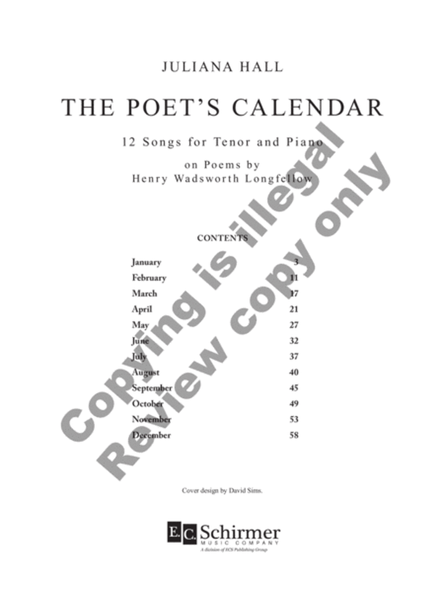 The Poet's Calendar image number null