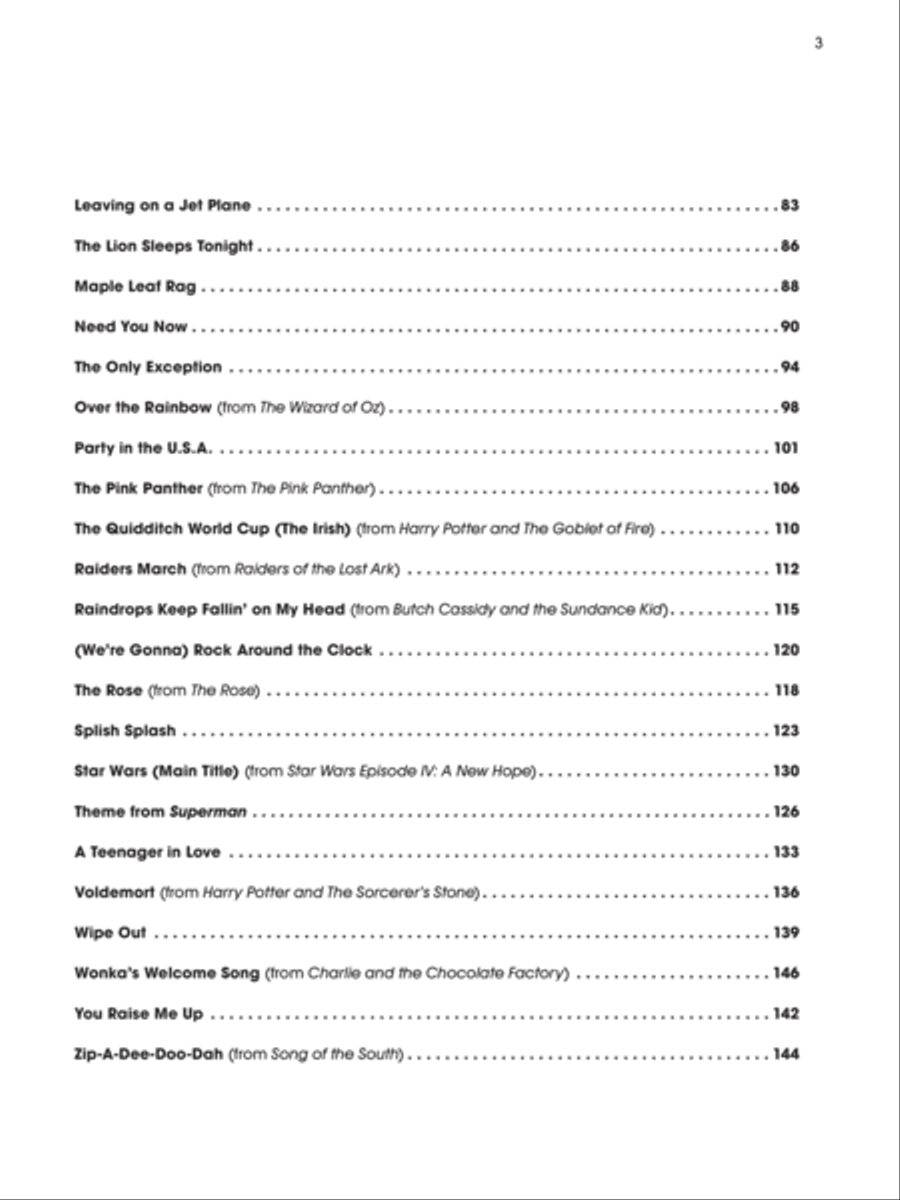 Pop & Movie Hits A to Z Pop & Movie Hits A to Z Easy Piano scores gallery preview page 9