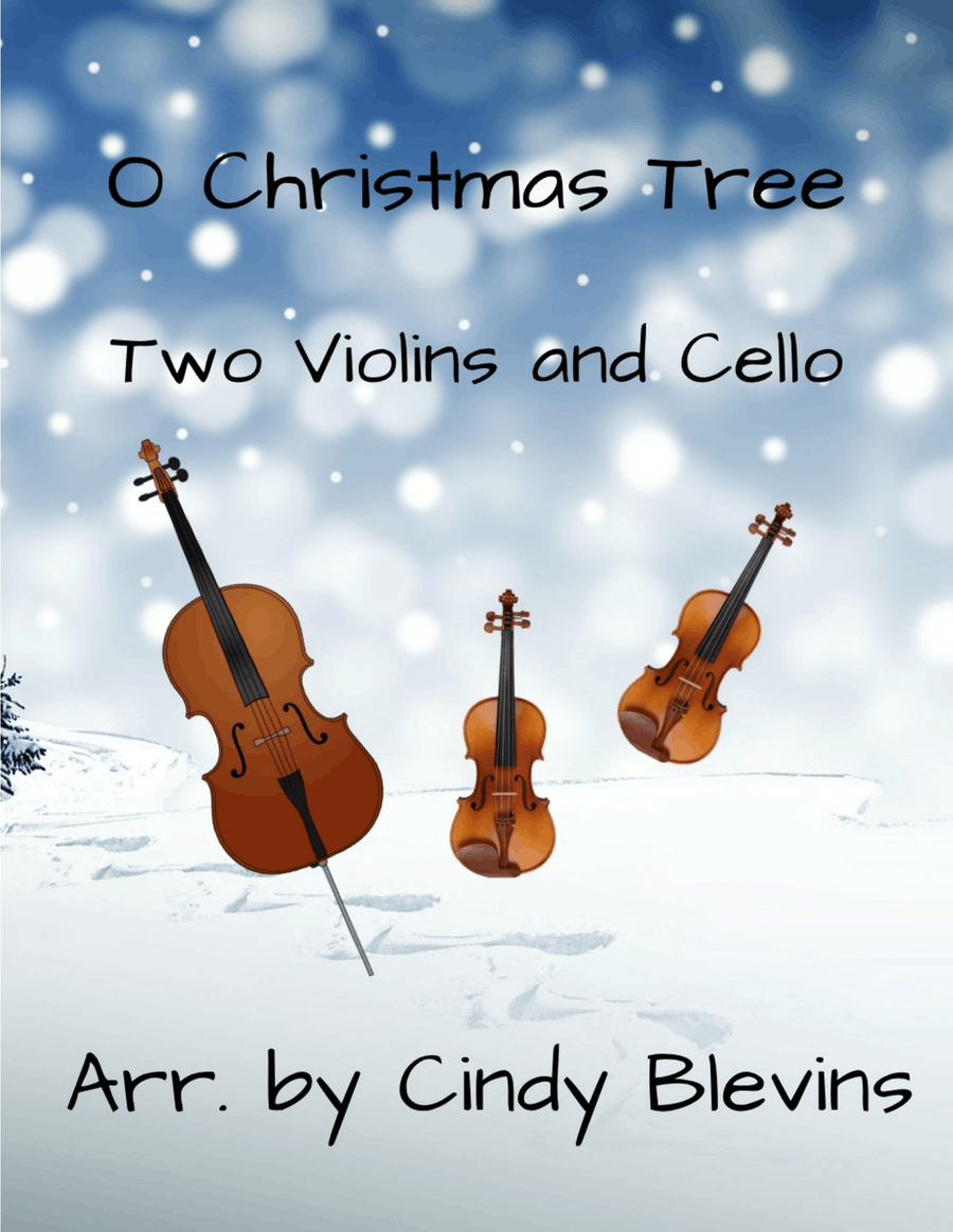 O Christmas Tree, for Two Violins and Cello String Trio scores gallery preview page 1