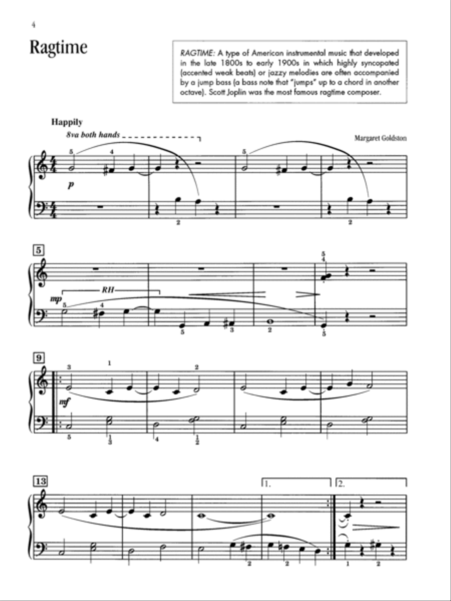 Musical Miniatures Musical Miniatures Easy Piano scores gallery preview page 4