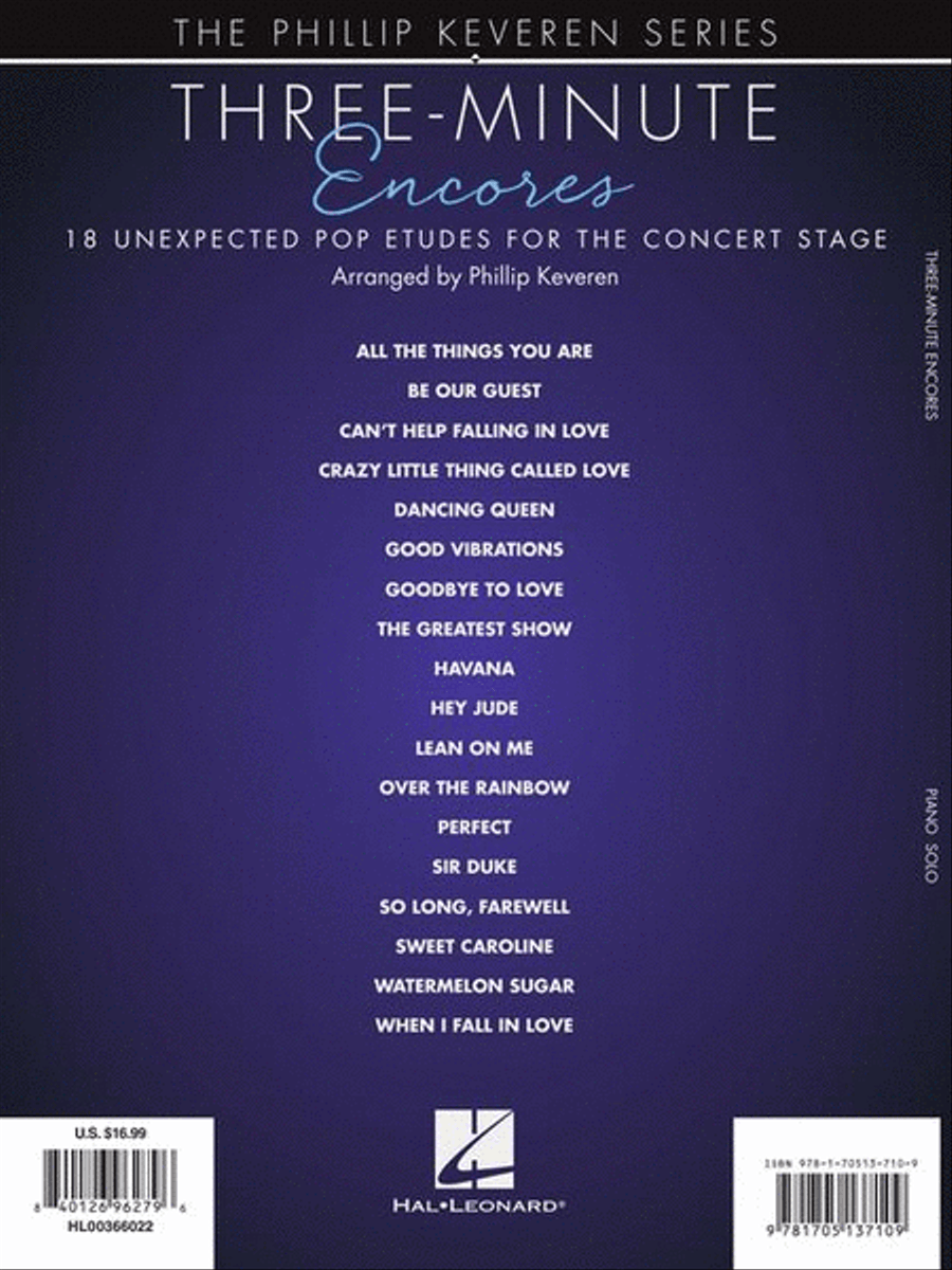 Three-Minute Encores Piano Solo scores gallery preview page 7