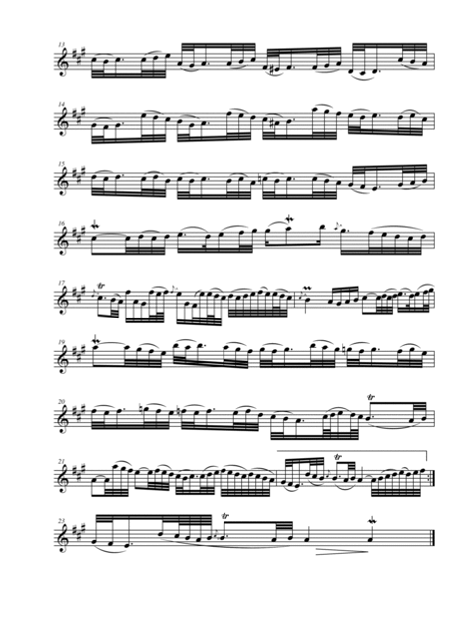 Aria for Oboe and Strings Opus 9 (PARTS) Small Ensemble scores gallery preview page 2