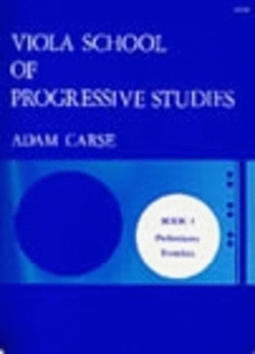 Carse - Viola School Progressive Studies Book 1