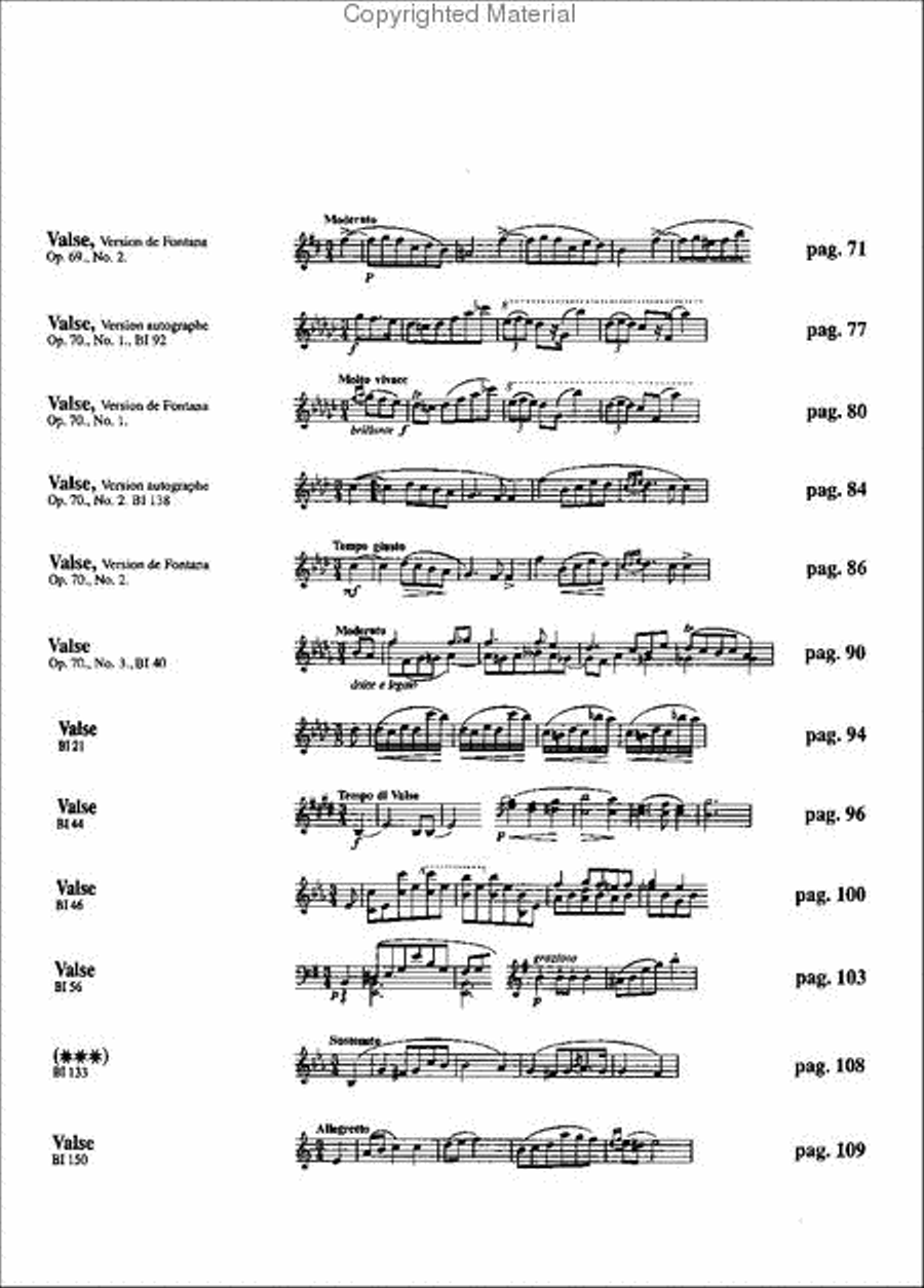 Valses Valses Piano Solo scores gallery preview page 3