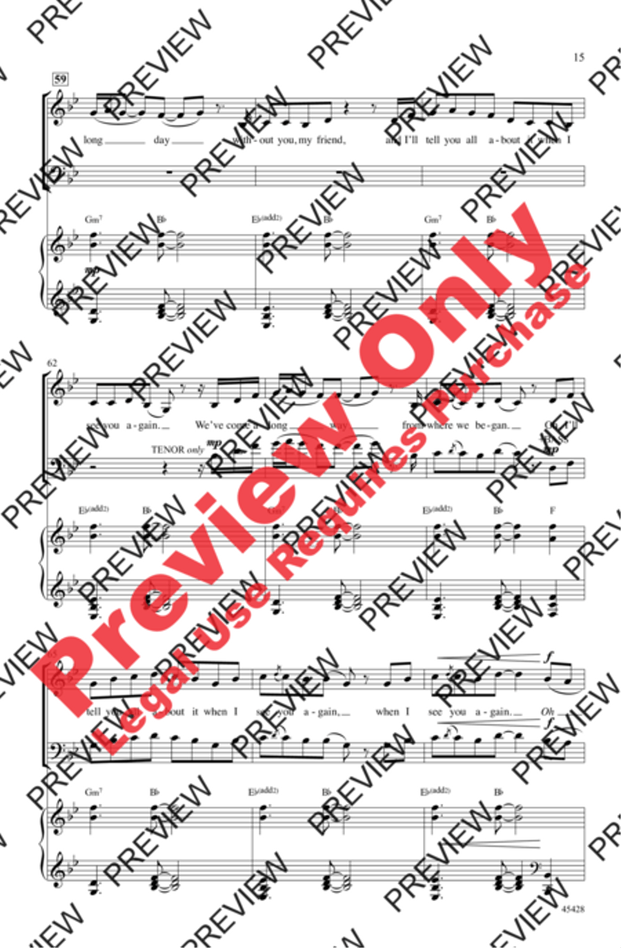 See You Again - SoundTrax CD (CD only) Choir scores gallery preview page 15