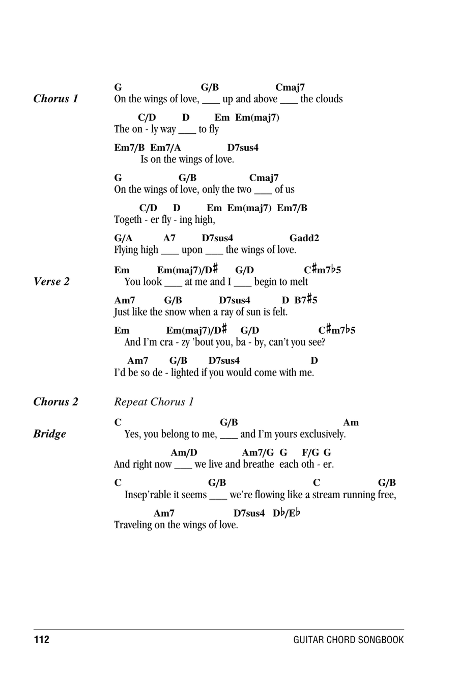 On The Wings Of Love Acoustic Guitar scores gallery preview page 2