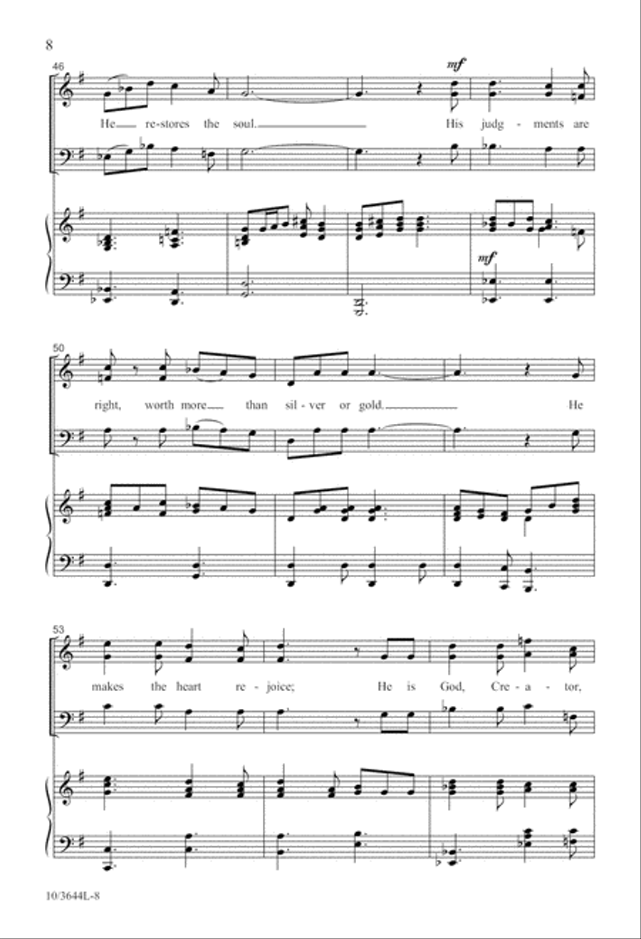 We Sing Glory to God! 3-Part scores gallery preview page 8