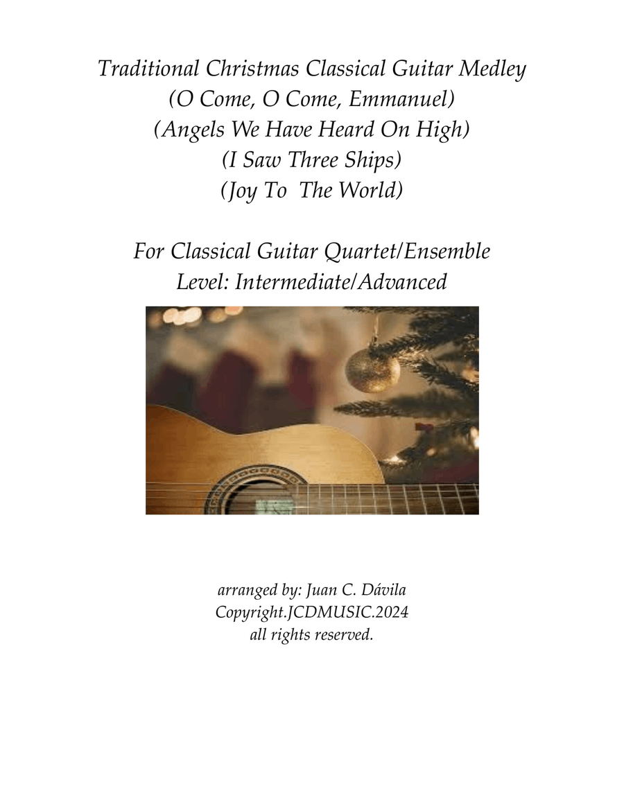 Traditional Christmas Classical Guitar Medley image number null