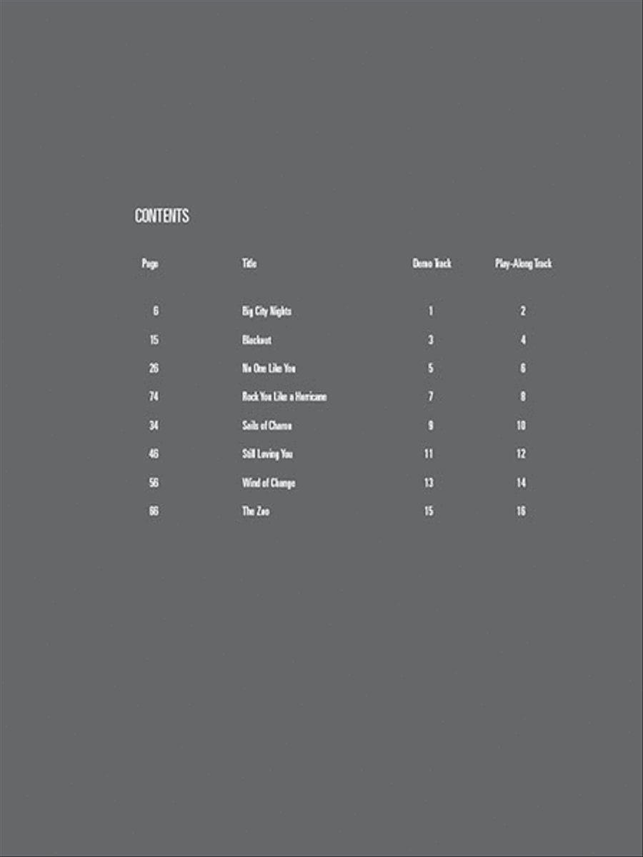 Scorpions Scorpions Electric Guitar scores gallery preview page 2