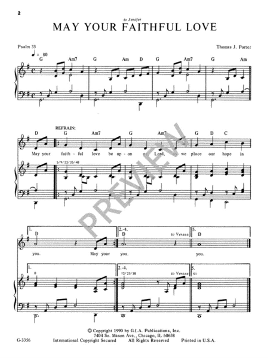 May Your Faithful Love Be upon Us Flute scores gallery preview page 3