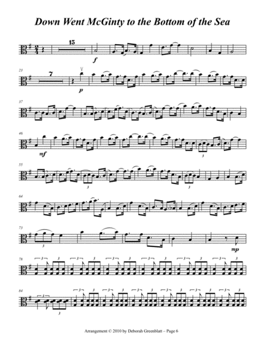 Irish Trios for Strings - Viola B