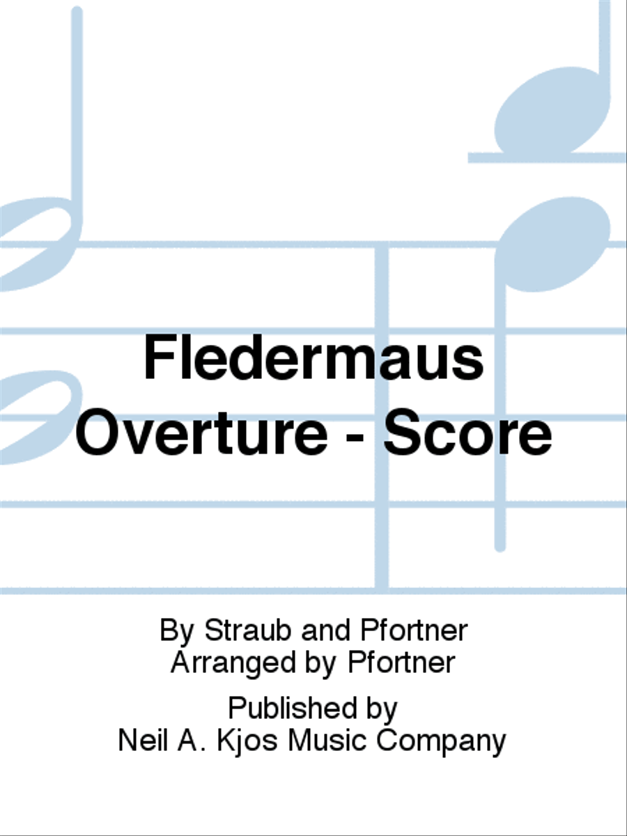 Fledermaus Overture - Score Full Orchestra scores gallery preview page 1