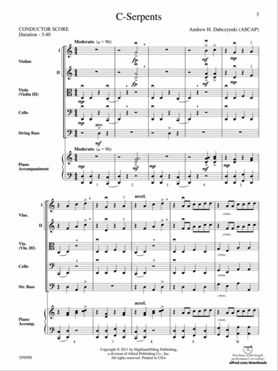 C-Serpents String Orchestra scores gallery preview page 2
