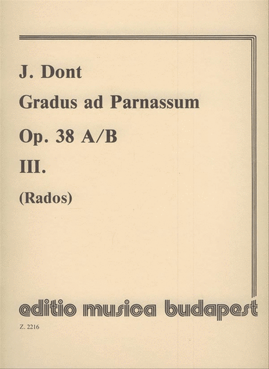 Gradus ad Parnassum III op. 38 30 fortgeschrittene String Duet scores gallery preview page 1