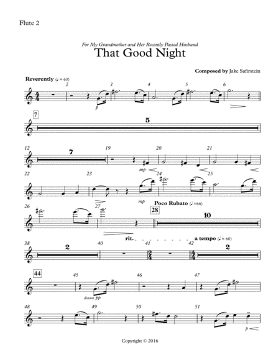 That Good Night That Good Night 4-Part scores gallery preview page 3