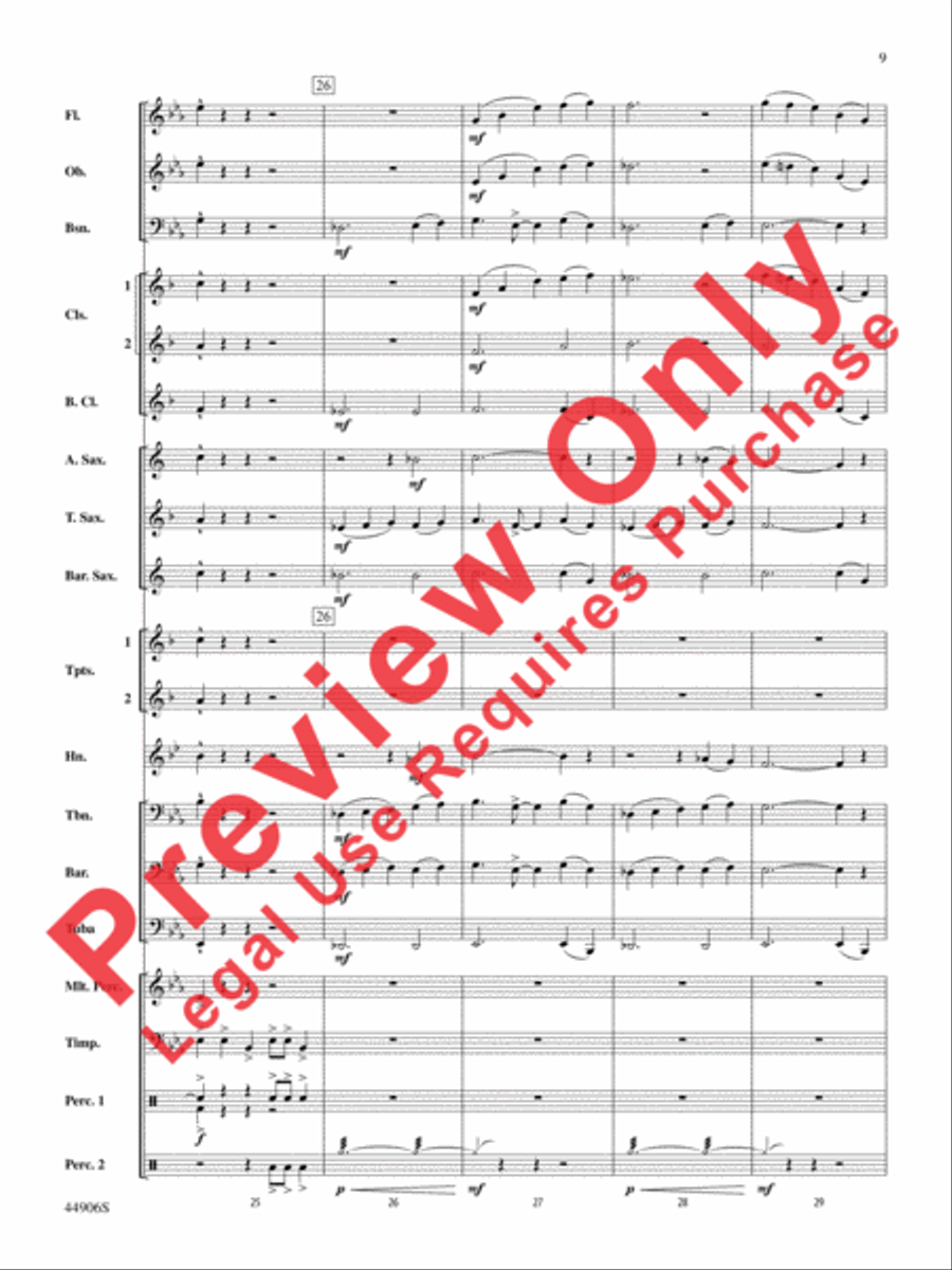 Pentagram Pentagram Concert Band scores gallery preview page 9