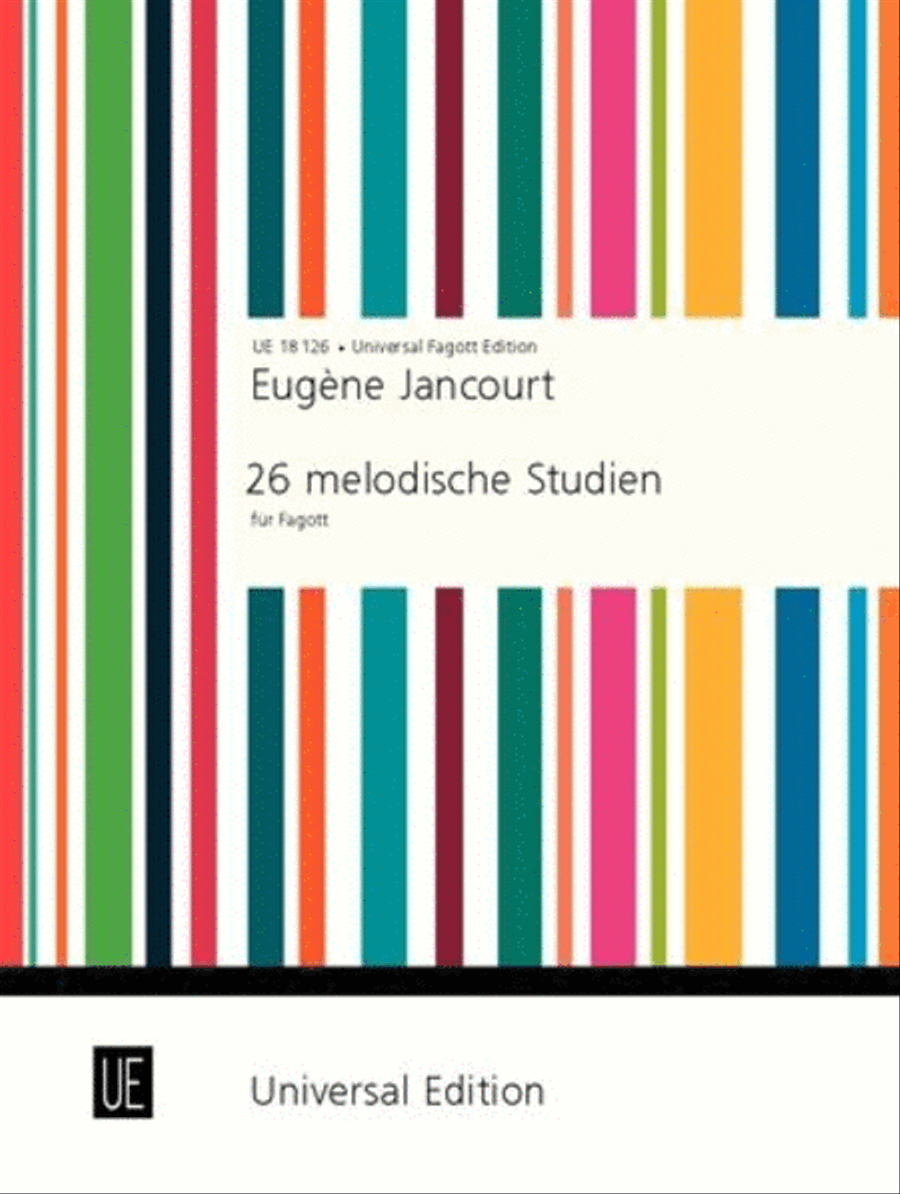 Jancourt 26 Melodic Studies