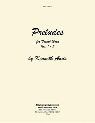 Preludes for French Horn No.1-5