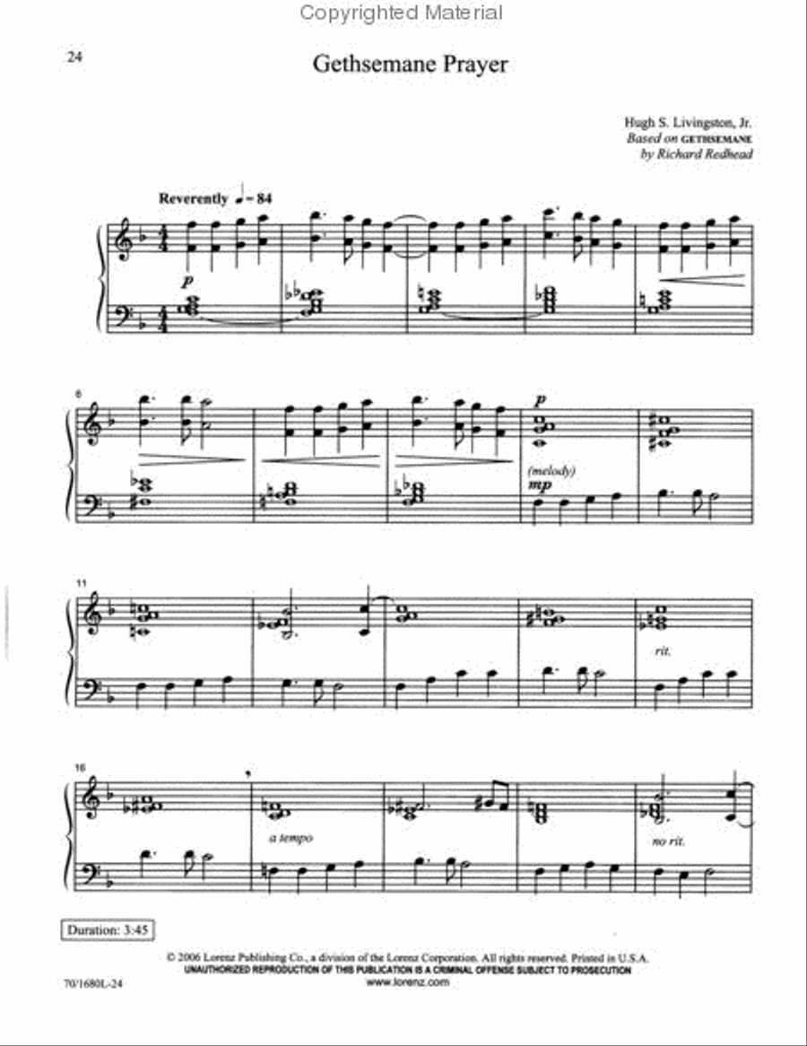 Sacrifice and Triumph Sacrifice and Triumph Piano Solo scores gallery preview page 4