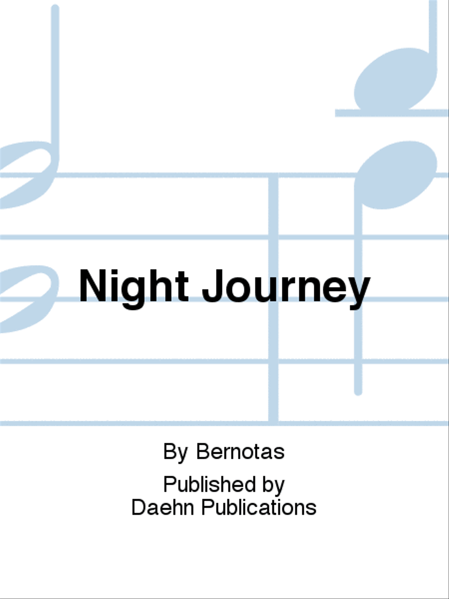 Night Journey Concert Band scores gallery preview page 1
