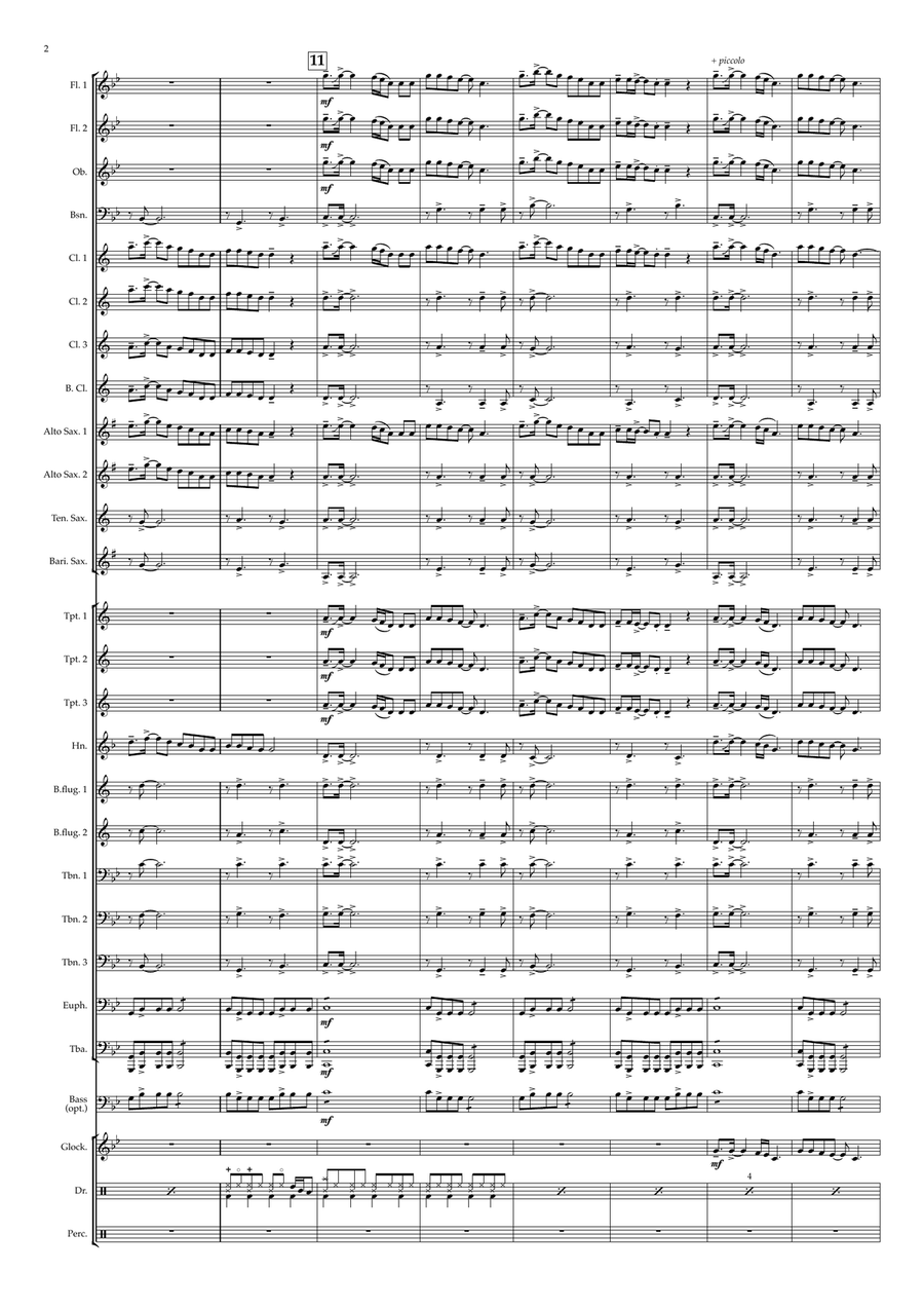 Rolling In The Deep Rolling In The Deep Concert Band scores gallery preview page 4