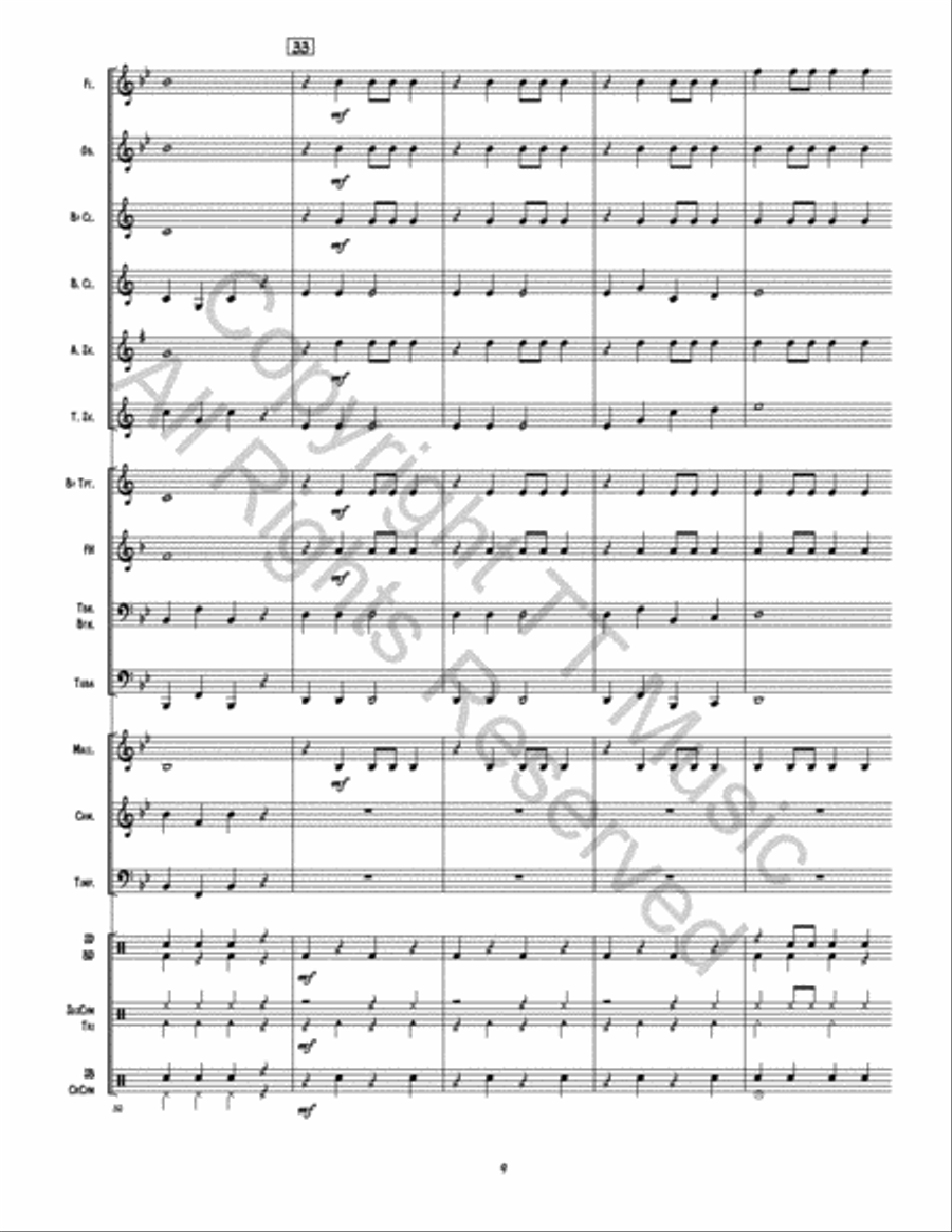 Christmas Concert 2 for 1 Concert Band scores gallery preview page 10