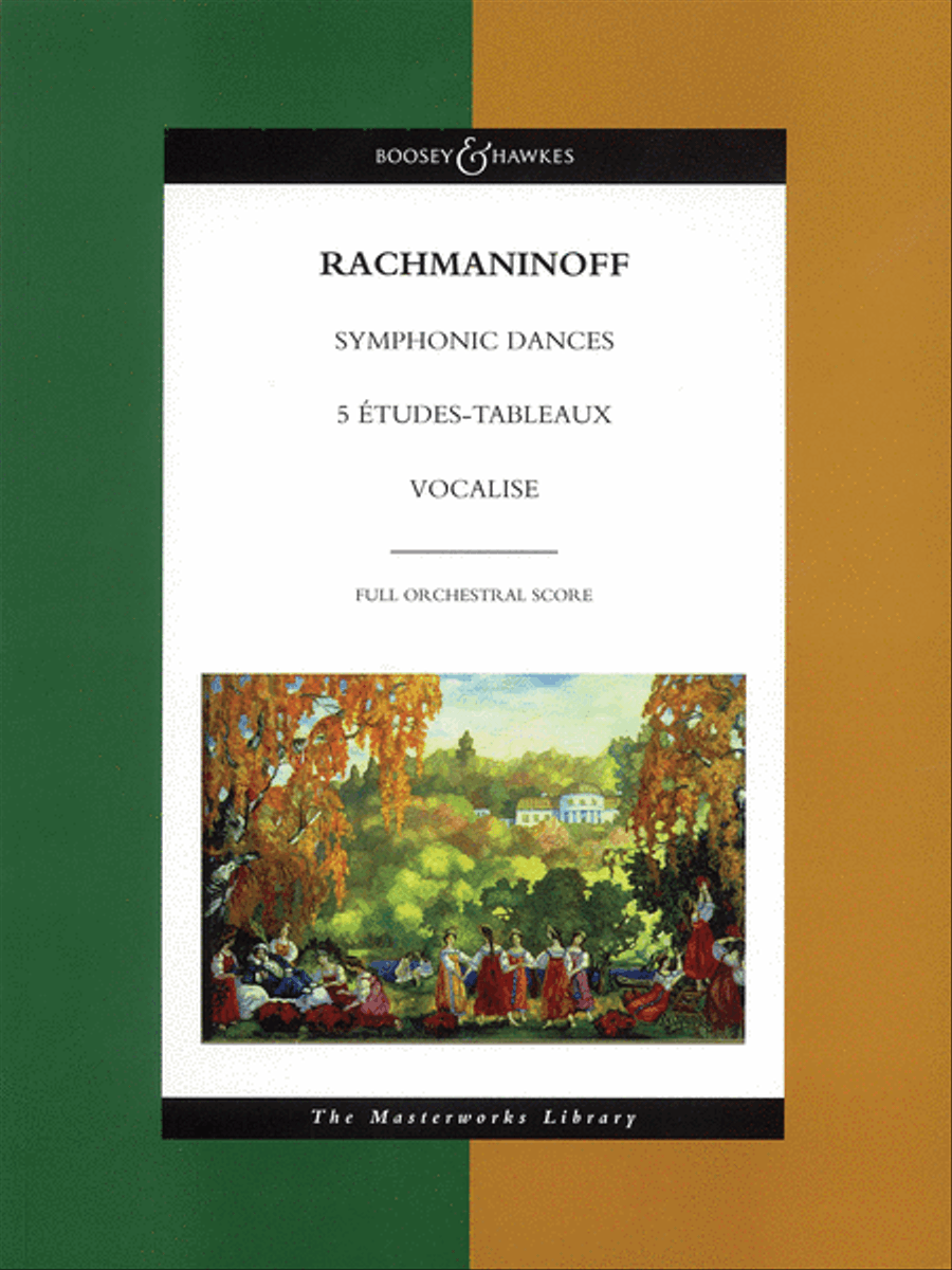 Symphonic Dances, 5 Etudes Tableaux, Vocalise Orchestra scores gallery preview page 1
